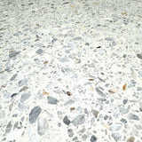 Arctic White 24x24 Polished Terrazzo Tile - TILE & MOSAIC DEPOT