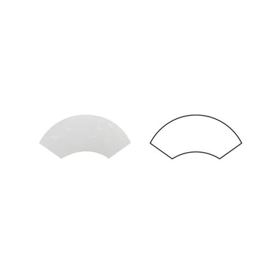 Thassos White Marble Polished Quarter Round Trim - TILE & MOSAIC DEPOT