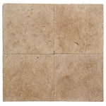 Walnut Travertine 16x16 Paver Tumbled - TILE AND MOSAIC DEPOT