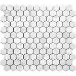 MARBELLA Carrara Hex 1x1 honed