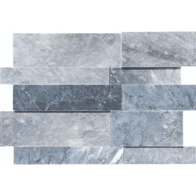 Ocean Storm Marble 3D Honed Jumbo Wall Panel.