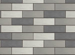 Silver Cloud Blend 2x6 Undulated Brick Porcelain Mosaic Tile - TILE & MOSAIC DEPOT