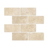 3 x 6 Tumbled Durango Travertine Tile.