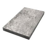 Silver Travertine 12x24 5cm Tumbled Eased Edge Pool Coping - TILE & MOSAIC DEPOT