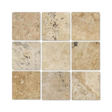 4 x 4 Tumbled Philadelphia Travertine Tile.