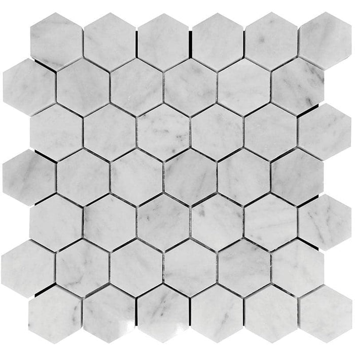 MARBELLA Carrarra Hex 2x2 polished