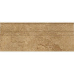 Noce Travertine 5x12 Honed Baseboard Molding - TILE & MOSAIC DEPOT