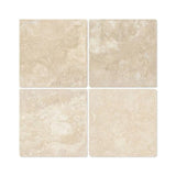 6 x 6 Tumbled Durango Travertine Tile.