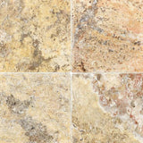 Scabos Travertine 6x6 Tumbled Tile - TILE & MOSAIC DEPOT