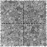 Bardiglio Scuro Marble Bubble Design Polished Mosaic Tile - TILE & MOSAIC DEPOT