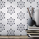 Classic Bayeux Geometro Glass Mosaic Collection.