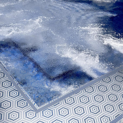 Costal Belfort Geometro Glass Mosaic Collection.