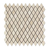 Crema Marfil Marble 1x2 Diamond Polished Mosaic Tile - TILE AND MOSAIC DEPOT