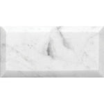 FIELD TILE CARRARA 3X6 BEVELED