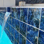 Lyra Bermuda Blue 6 x 6 Pool Tile Series.