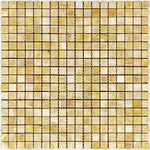 Honey Onyx 5/8x5/8 Polished Mosaic Tile - TILE AND MOSAIC DEPOT