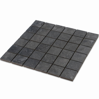 Imperial Anthracite Porcelain Mosaic Tile - TILE & MOSAIC DEPOT