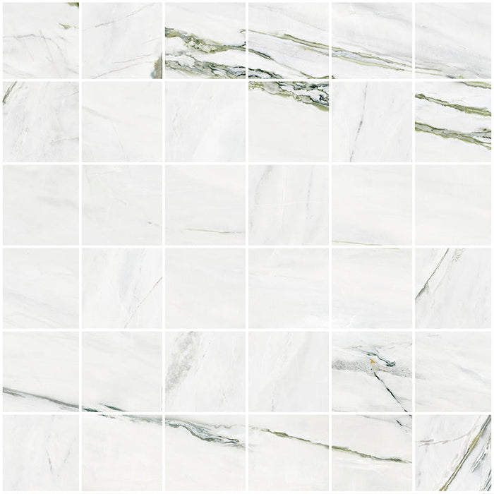 Imperial Calacatta Green Porcelain Mosaic Tile - TILE & MOSAIC DEPOT