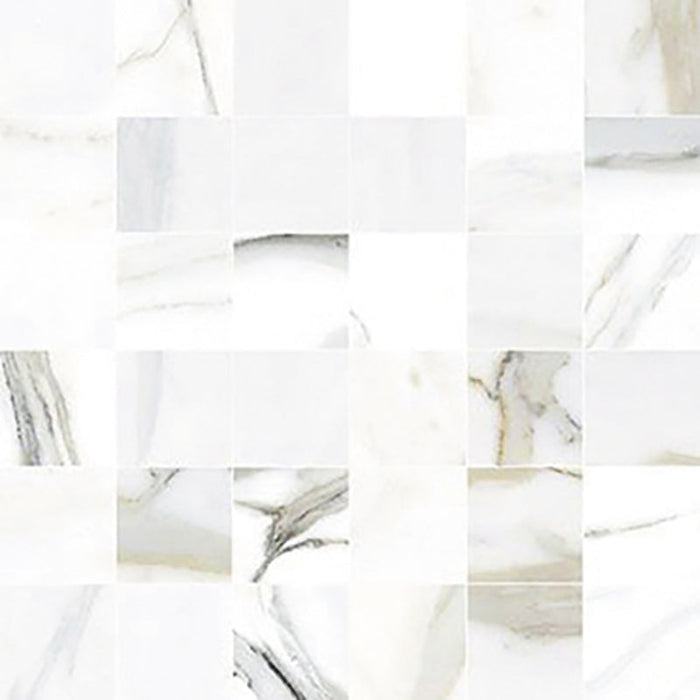 Imperial Calacatta Porcelain Mosaic Tile - TILE & MOSAIC DEPOT