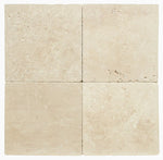 Ivory Travertine 24x24 Tumbled Tile - TILE & MOSAIC DEPOT