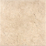 Ivory Travertine 12x12 Unfilled and Honed Tile - TILE AND MOSAIC DEPOT