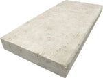 Ivory Travertine 12x24 5 cm Tumbled Eased Edge Pool Coping - TILE & MOSAIC DEPOT