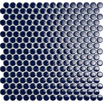 MIDNIGHT STARDUST PENNY ROUND MOSAIC TILE - TILE & MOSAIC DEPOT