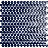 MIDNIGHT STARDUST PENNY ROUND MOSAIC TILE - TILE & MOSAIC DEPOT