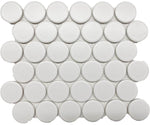 CC Mosaics+ 2" WHITE DOTS MOSAIC.