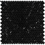 Nero Marquina Marble 5/8x1 1/4 Mini Herringbone Polished Mosaic Tile - TILE AND MOSAIC DEPOT