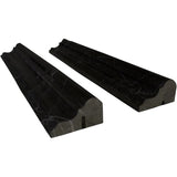 Nero Marquina Marble Polished Crown Molding - TILE AND MOSAIC DEPOT