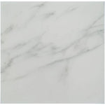 Asian Statuary (Oriental White) Marble 12x12 Honed Tile - TILE & MOSAIC DEPOT