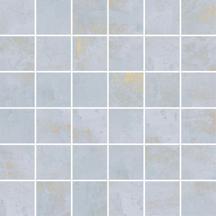 Rococo Blue Porcelain Mosaic Tile - TILE & MOSAIC DEPOT