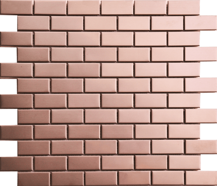 ROSE GOLD BRU. BRICK MOS 12X12.