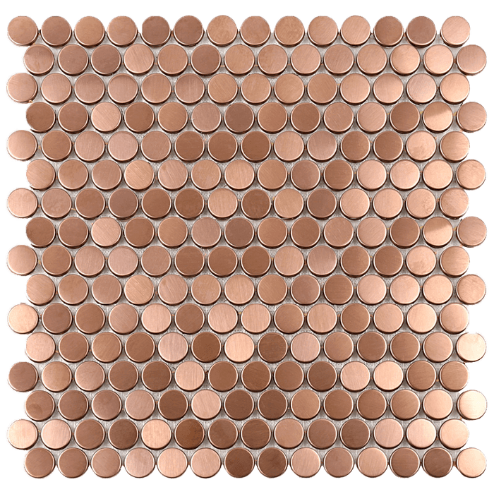 ROSE GOLD BRU. PENNY MOS 12X12.