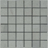 Spanish Grey Marble 2x2 Polished Mosaic Tile.