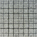 Spanish Grey Marble 1x1 Polished Mosaic Tile.