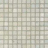 Seagrass Limestone 1x1 Honed Mosaic Tile - TILE & MOSAIC DEPOT