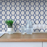 Costal Tulle Geometro Glass Mosaic Collection.