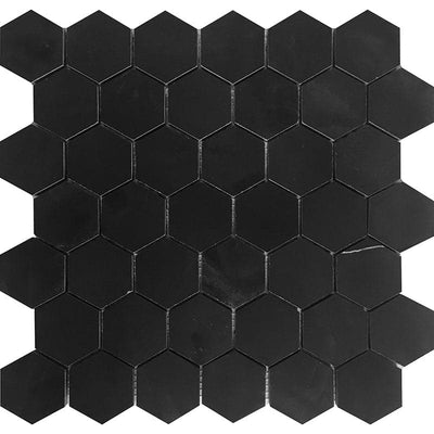 TUXEDO PARK 2" NERO HEX HONED