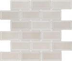 CC Mosaics +TENDER GRAY 2X4 BEV. BRICK.