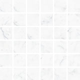 Vallelunga Carrara 2x2 Square Polished Porcelain Mosaic Tile - TILE & MOSAIC DEPOT