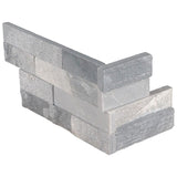 Alaska Gray Multi Finish 6x24 3D Stacked Stone Ledger Panel - TILE & MOSAIC DEPOT