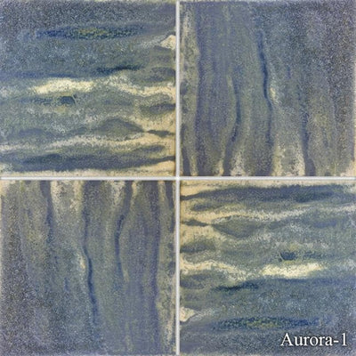 Aurora 6 x 6 Pool Tile Series.