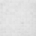 Bianco Caldo Marble 1X1 Polished Marble Mosaic Tile - TILE & MOSAIC DEPOT