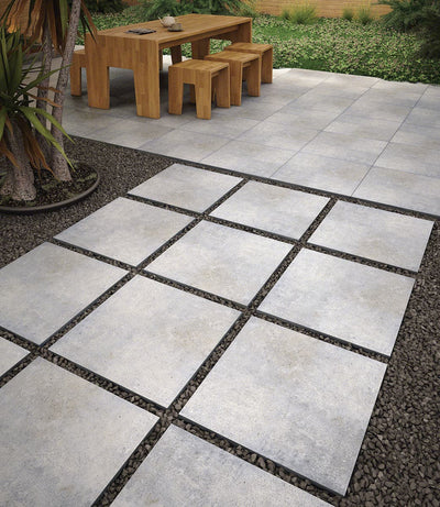 Beton Grey 24x24 2 cm Porcelain Paver.