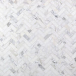 Calacatta Gold Marble 1x2 Herringbone Polished Mosaic Tile - TILE AND MOSAIC DEPOT