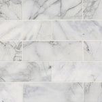 Calacatta Gold Marble 4x12 Honed Tile - TILE AND MOSAIC DEPOT