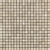 Cappuccino Marble 5/8x5/8 Polished Mosaic Tile - TILE AND MOSAIC DEPOT