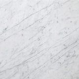 White Carrara Marble 18x18 Honed Marble Tile - TILE AND MOSAIC DEPOT